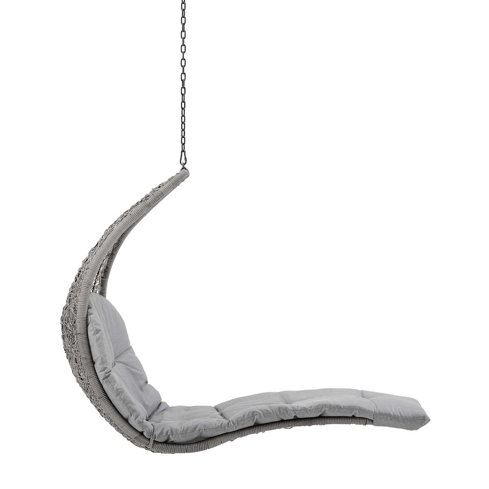 Landscape Hanging Chaise Lounge Outdoor Patio Swing Chair. Picture 2