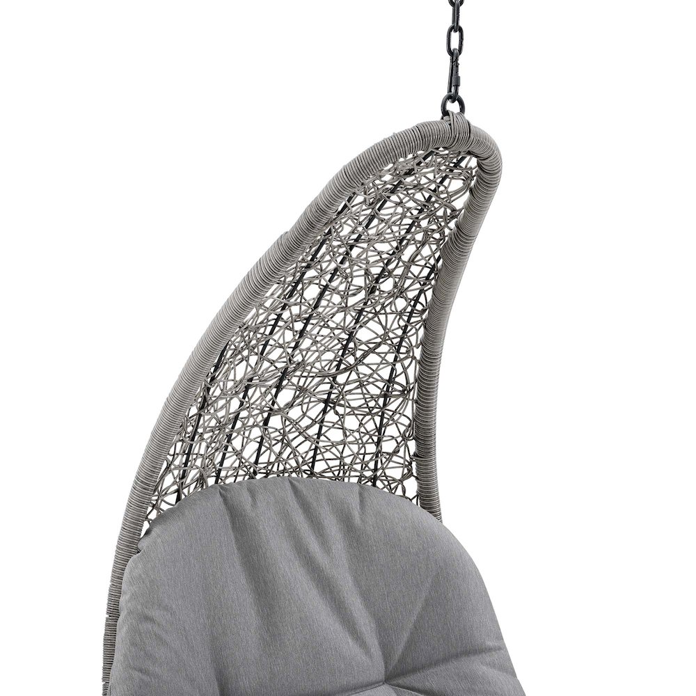 Landscape Hanging Chaise Lounge Outdoor Patio Swing Chair. Picture 3