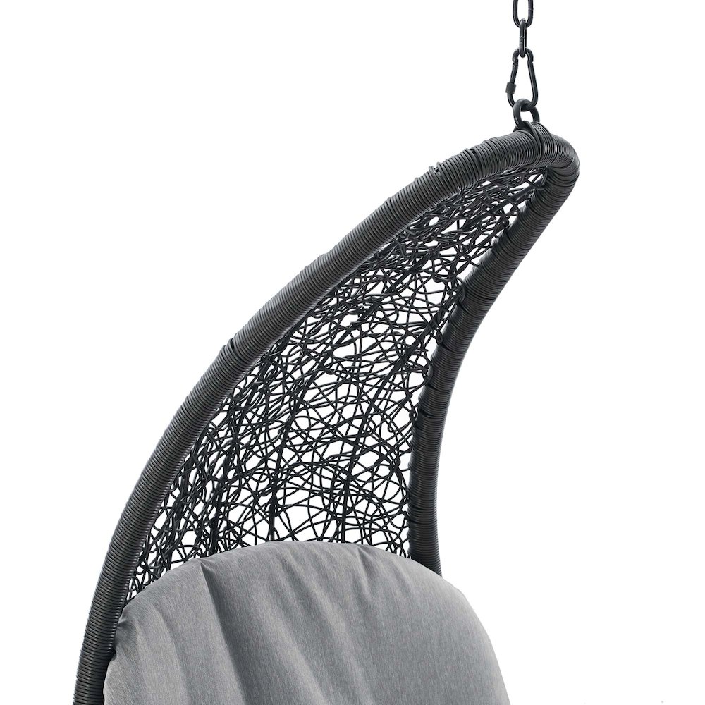Landscape Hanging Chaise Lounge Outdoor Patio Swing Chair. Picture 4