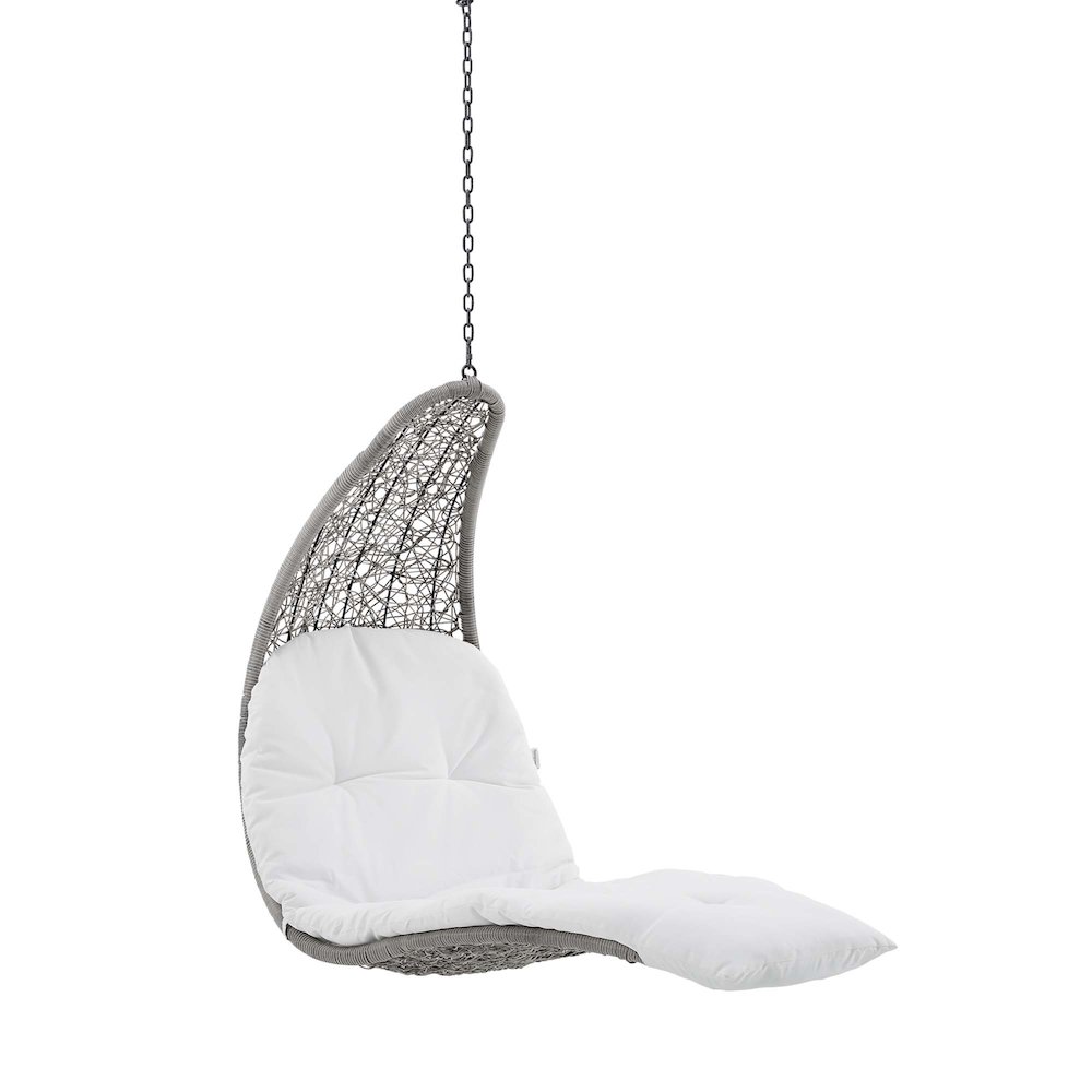 Landscape Hanging Chaise Lounge Outdoor Patio Swing Chair. Picture 1