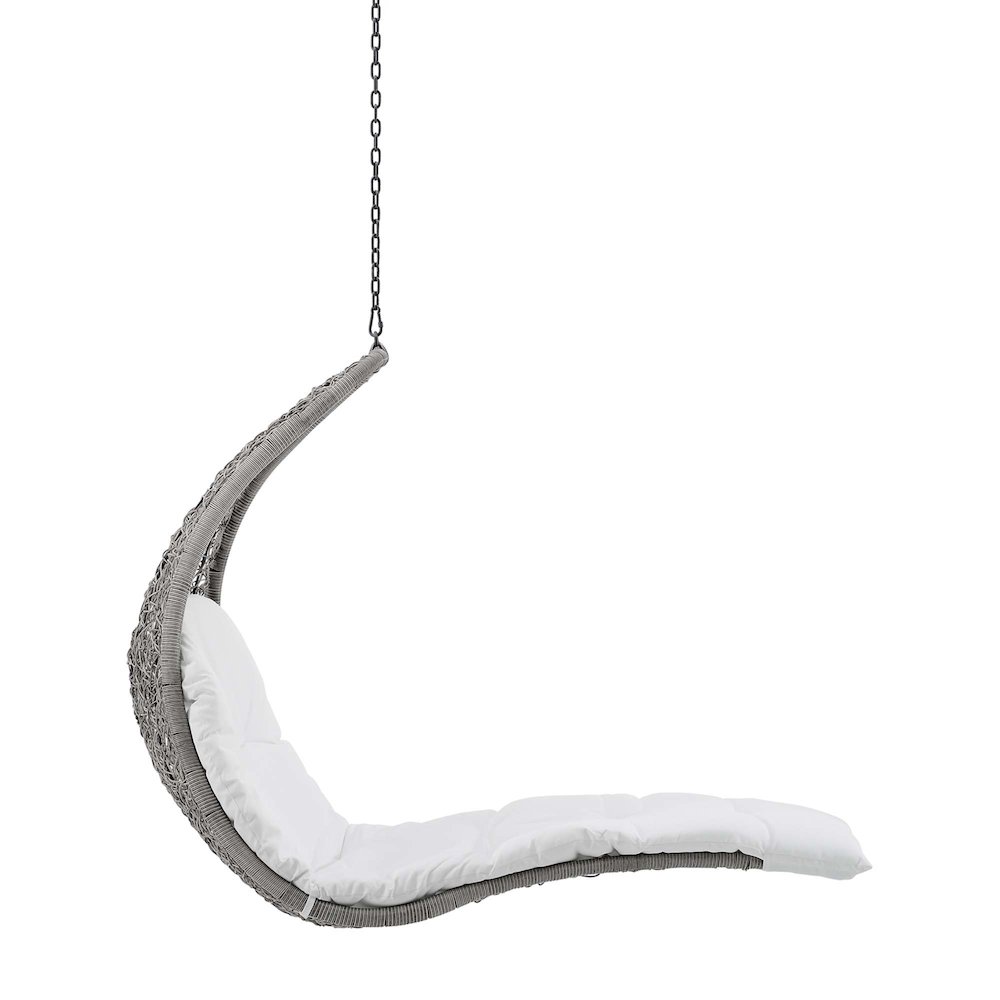 Landscape Hanging Chaise Lounge Outdoor Patio Swing Chair. Picture 2