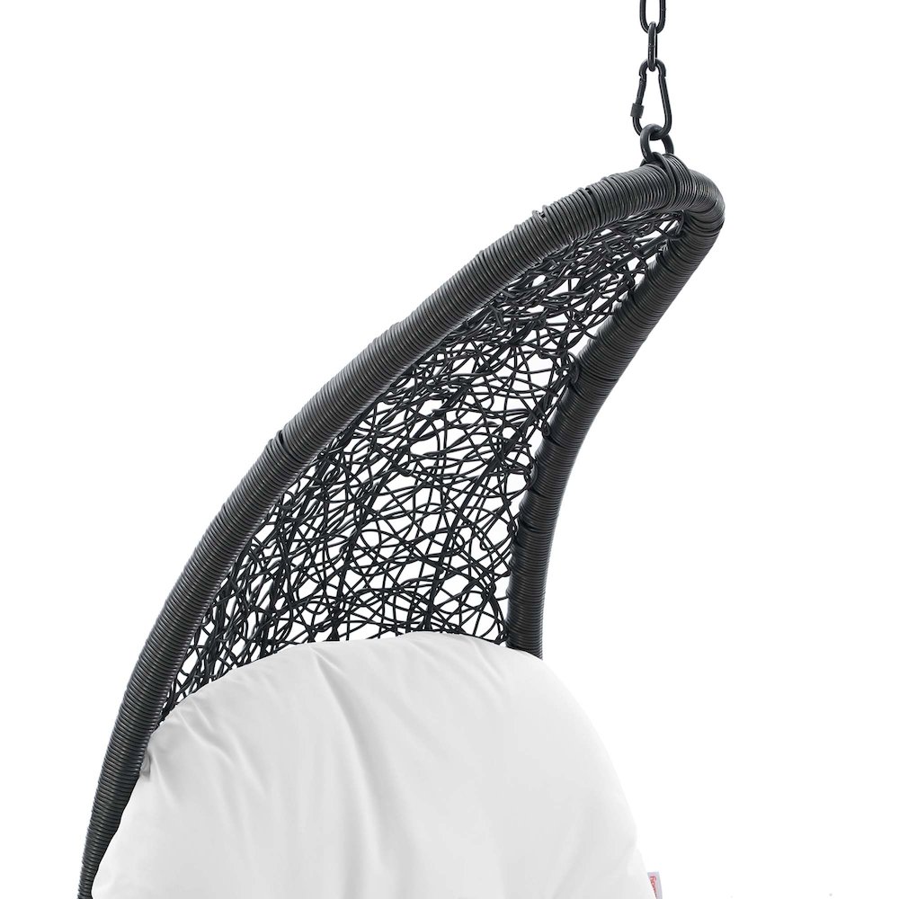 Landscape Hanging Chaise Lounge Outdoor Patio Swing Chair. Picture 4