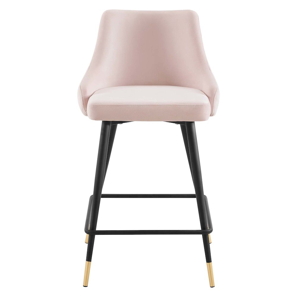 Adorn Performance Velvet Counter Stool Set of 2. Picture 5