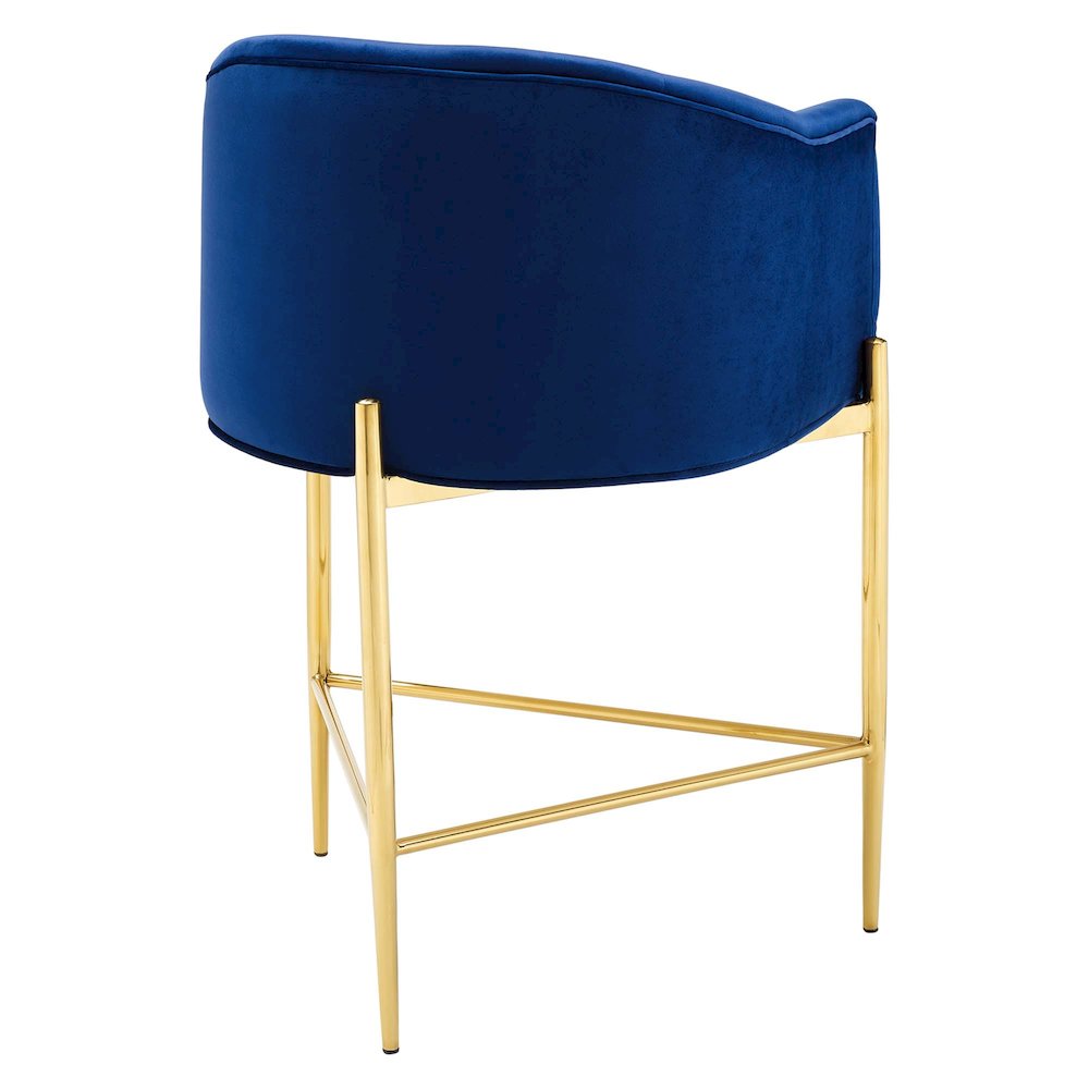 Savour Tufted Performance Velvet Counter Stool Set of 2. Picture 4