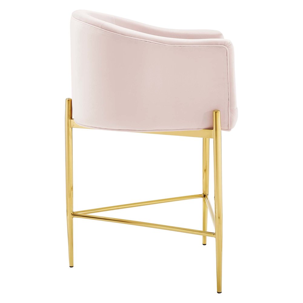 Savour Tufted Performance Velvet Counter Stool Set of 2. Picture 3