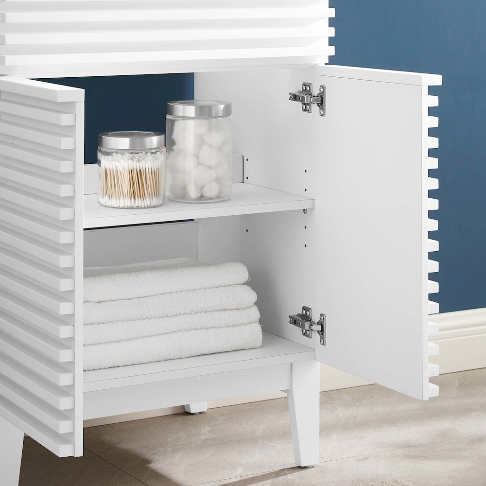 Render 24" Bathroom Vanity Cabinet (Sink Basin Not Included). Picture 8