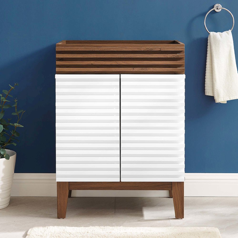Render 24" Bathroom Vanity Cabinet (Sink Basin Not Included). Picture 7