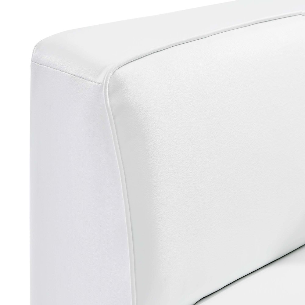 Mingle Vegan Leather Corner Chair. Picture 5