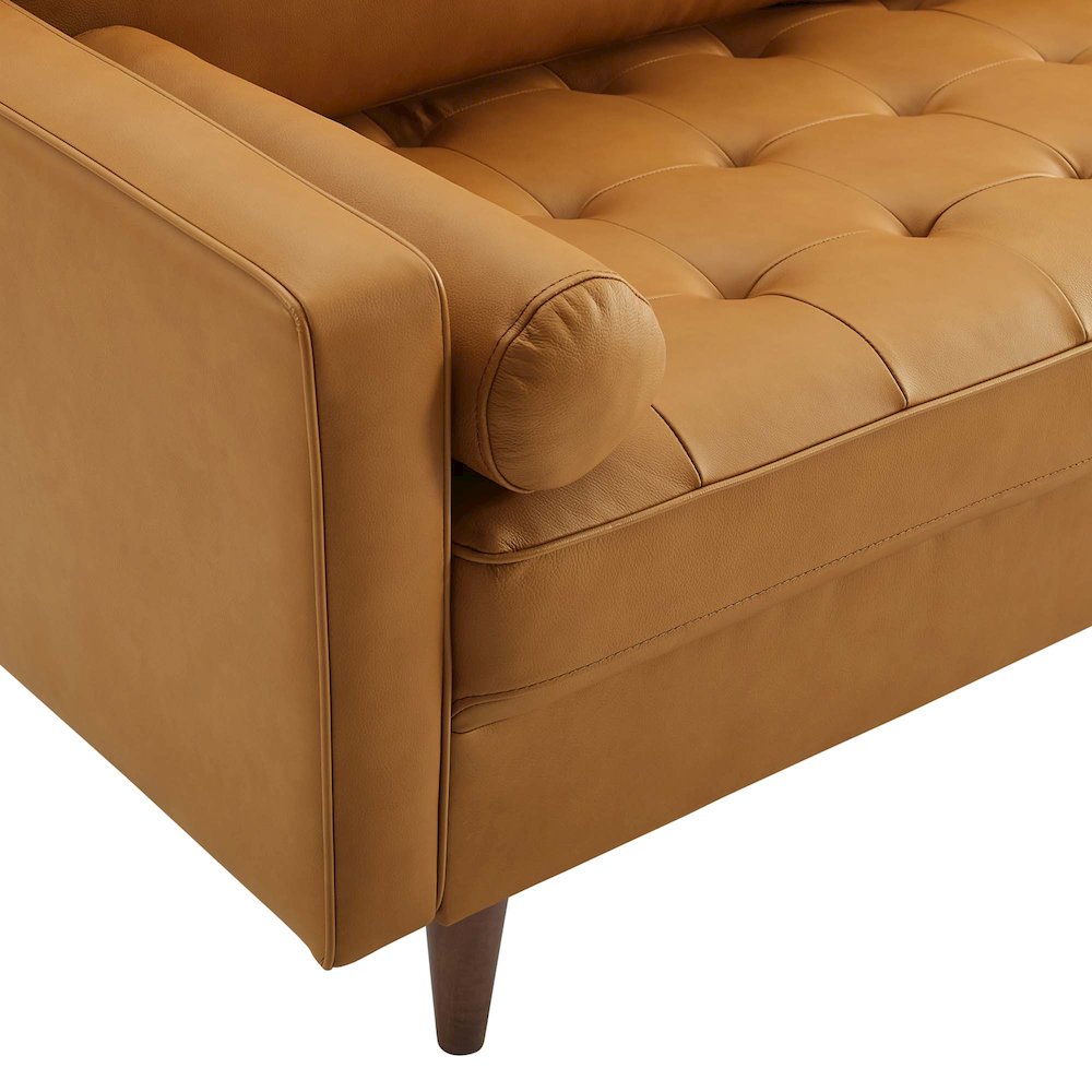 Valour Leather Sofa. Picture 4