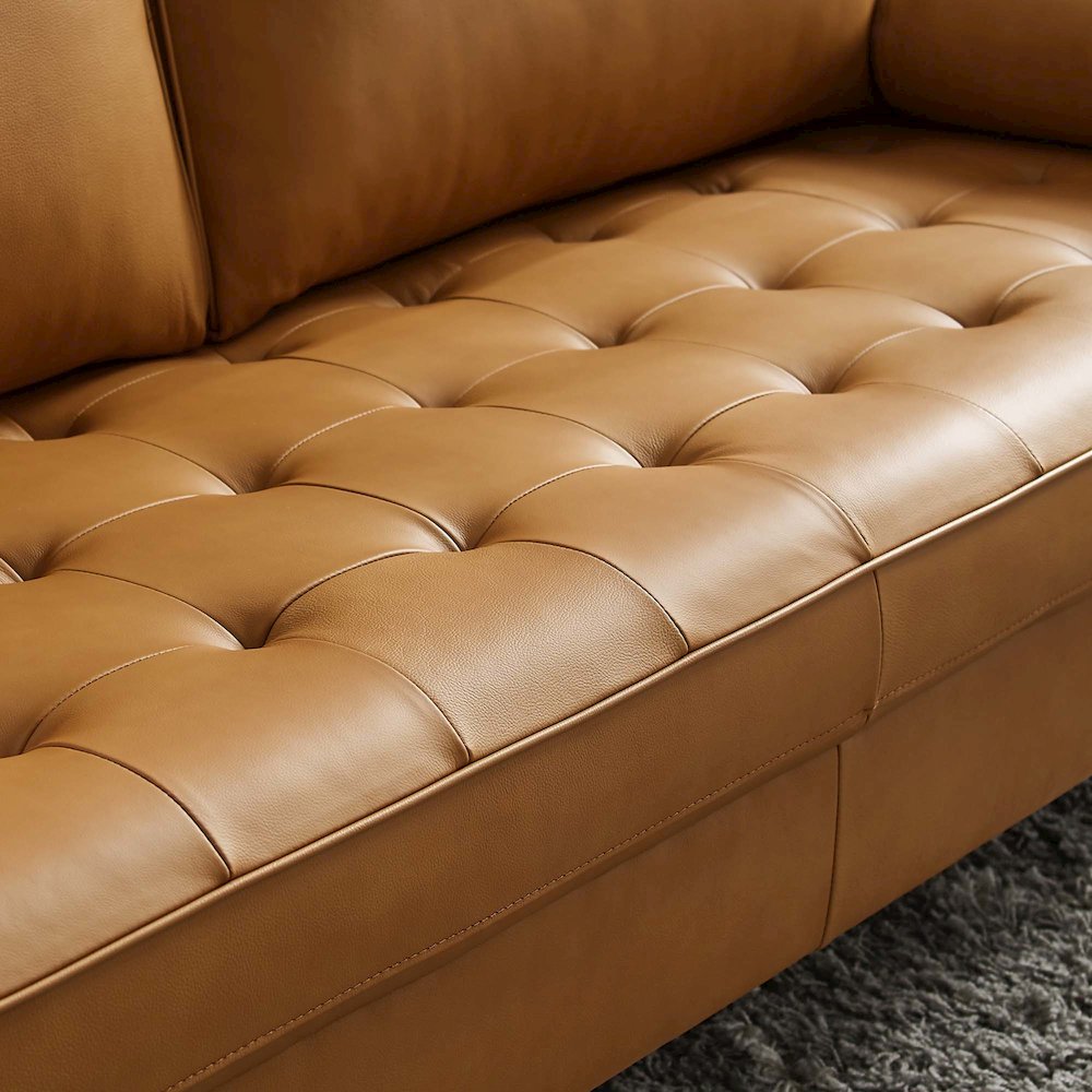 Valour Leather Sofa. Picture 9