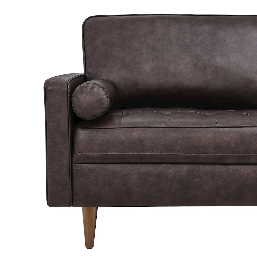 Valour 81" Leather Sofa. Picture 6