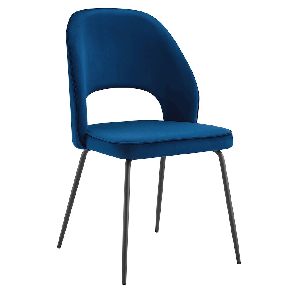 Nico Performance Velvet Dining Chair Set of 2. Picture 3
