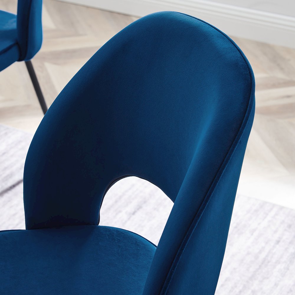 Nico Performance Velvet Dining Chair Set of 2. Picture 8