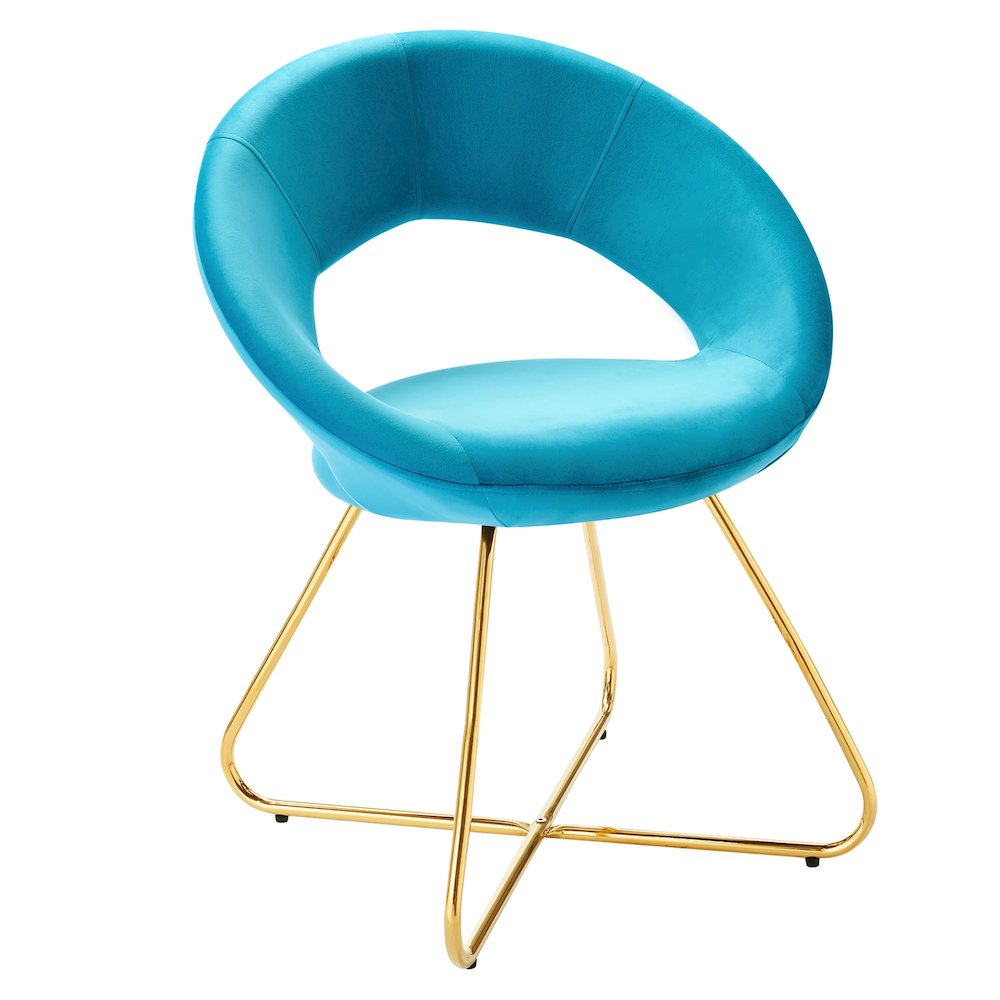 Nouvelle Performance Velvet Dining Chair Set of 2. Picture 3