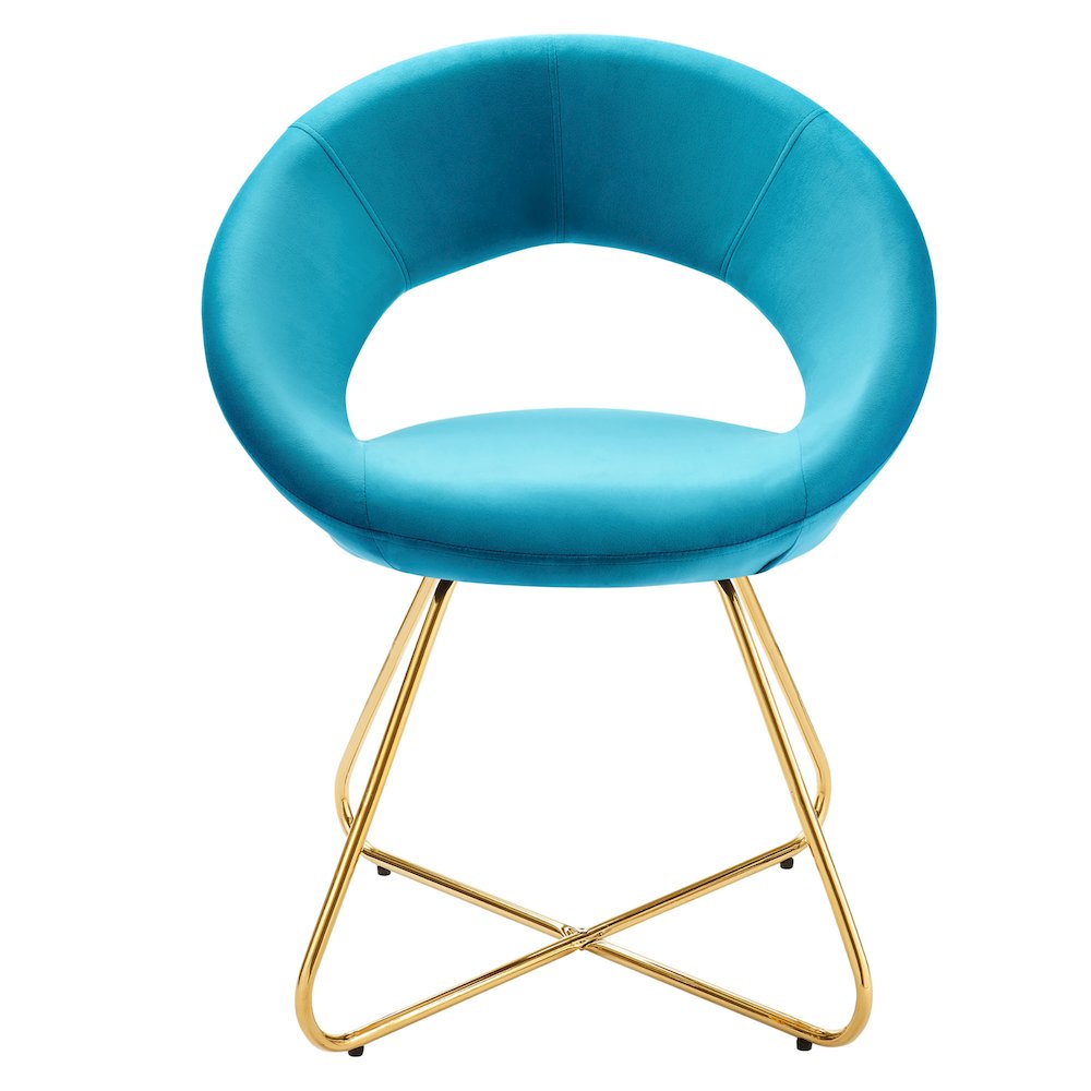 Nouvelle Performance Velvet Dining Chair Set of 2. Picture 6