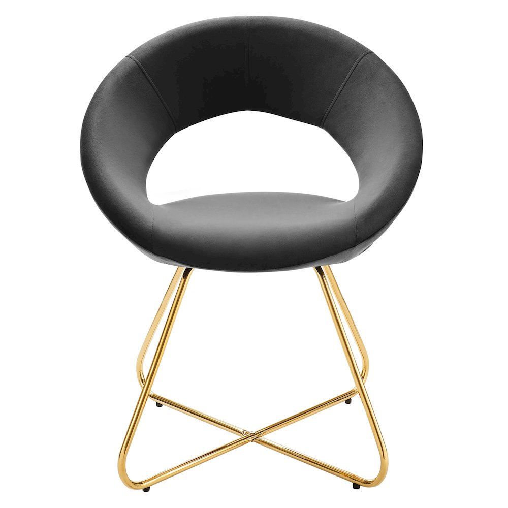 Nouvelle Performance Velvet Dining Chair Set of 2. Picture 6