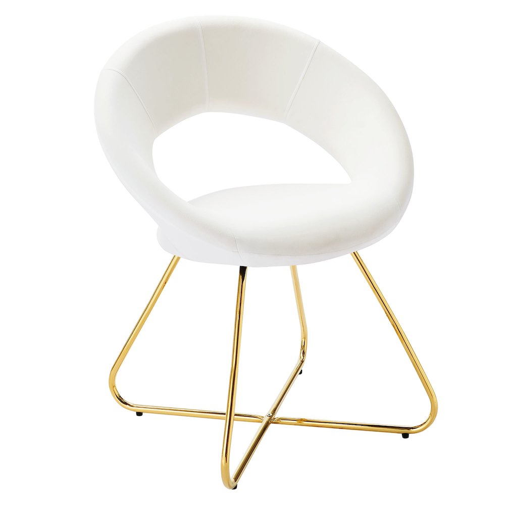Nouvelle Performance Velvet Dining Chair Set of 2. Picture 3