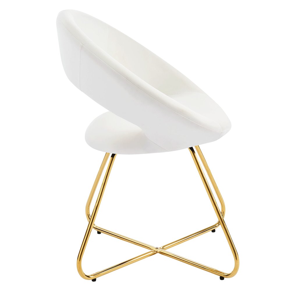 Nouvelle Performance Velvet Dining Chair Set of 2. Picture 4