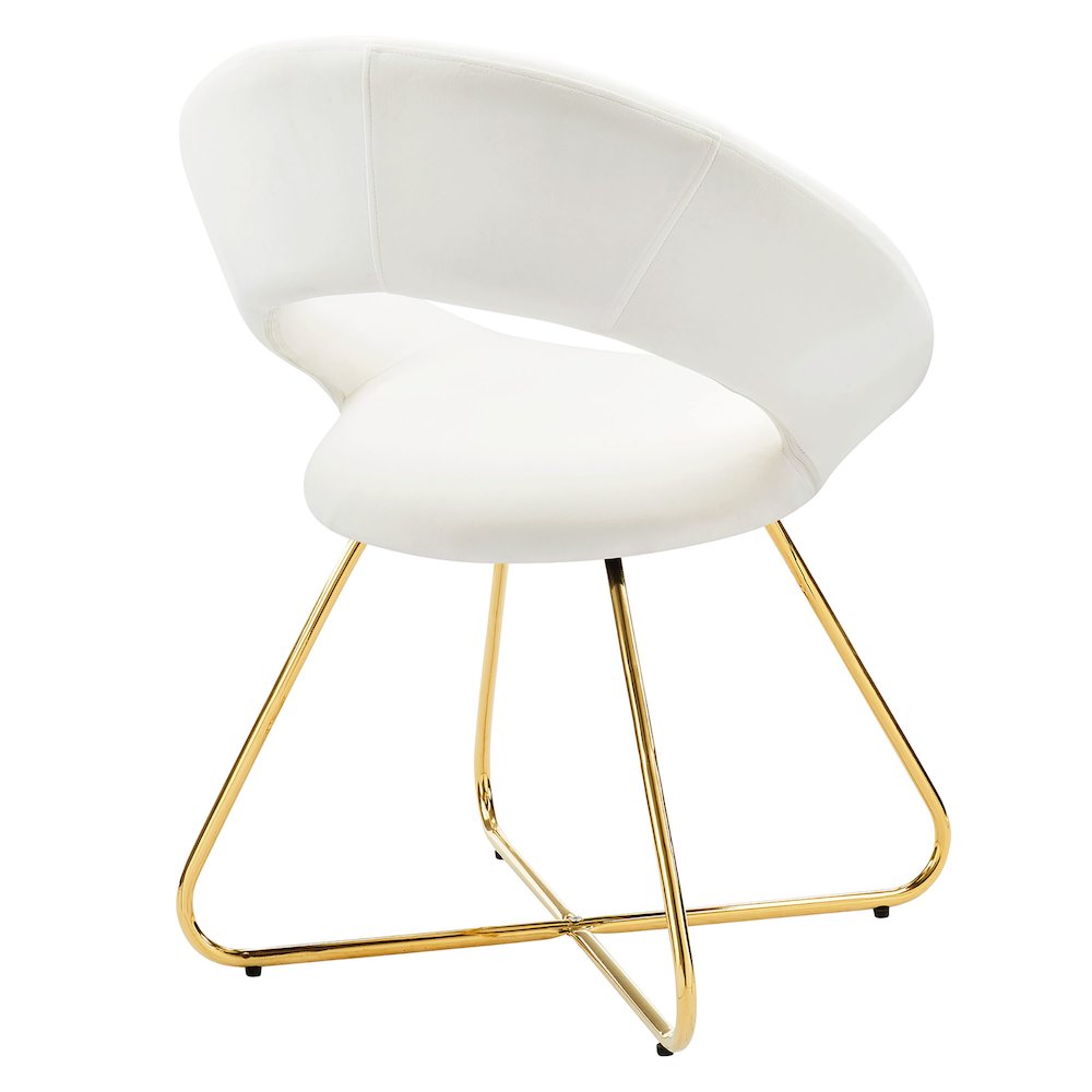 Nouvelle Performance Velvet Dining Chair Set of 2. Picture 5