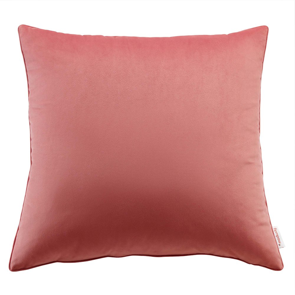 Enhance 24" Performance Velvet Throw Pillow. Picture 1