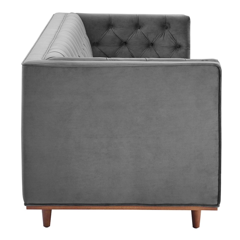 Elation Tufted Performance Velvet Sofa. Picture 2
