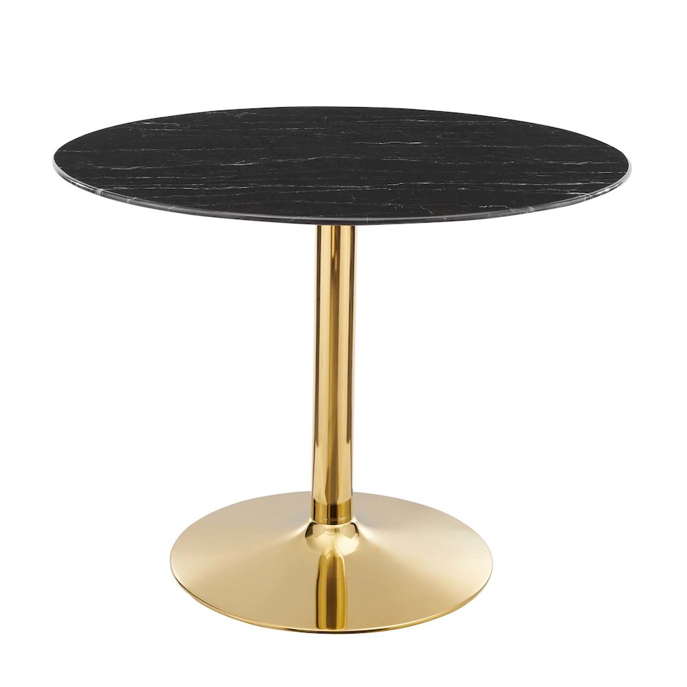 Verne 40" Artificial Marble Dining Table. Picture 1
