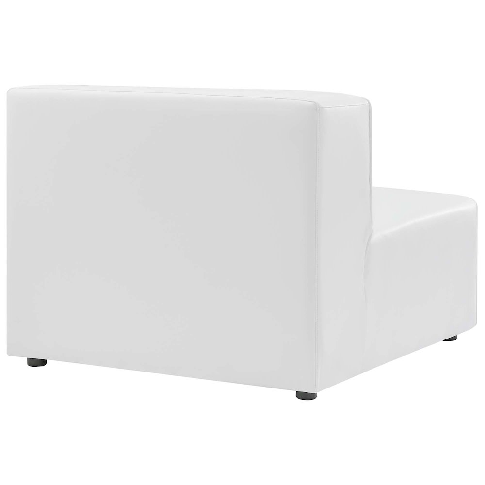 Mingle 3-Piece Vegan Leather Sectional Sofa. Picture 10