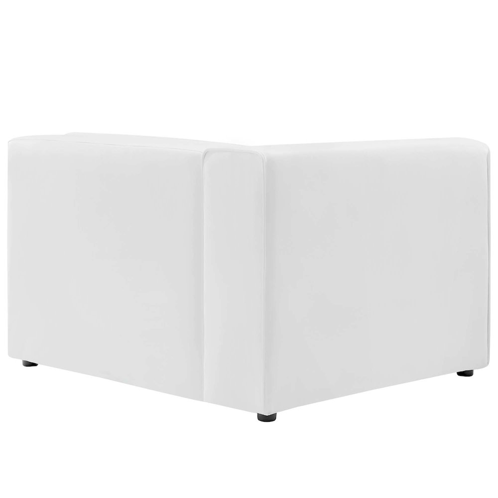 Mingle 3-Piece Vegan Leather Sectional Sofa. Picture 4