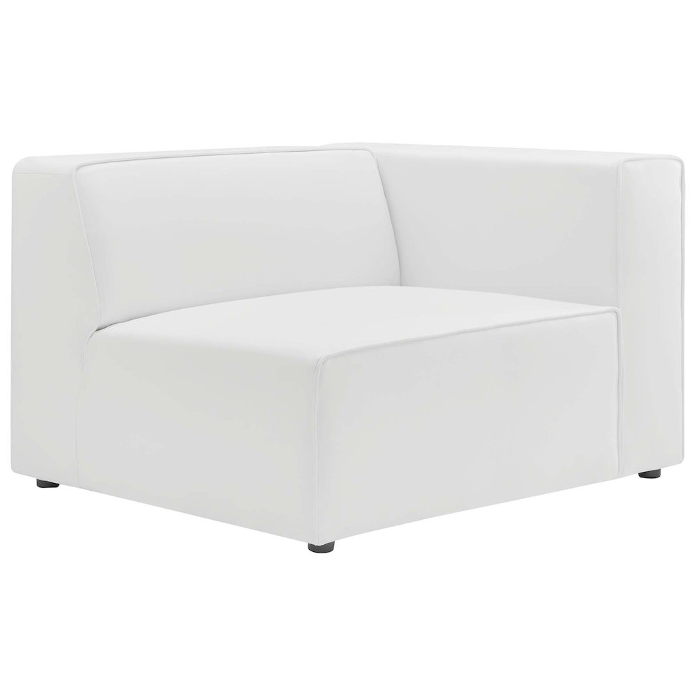 Mingle 3-Piece Vegan Leather Sectional Sofa. Picture 7