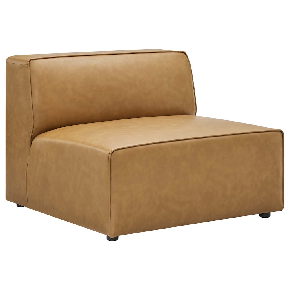 Mingle Vegan Leather Sofa and Ottoman Set. Picture 7