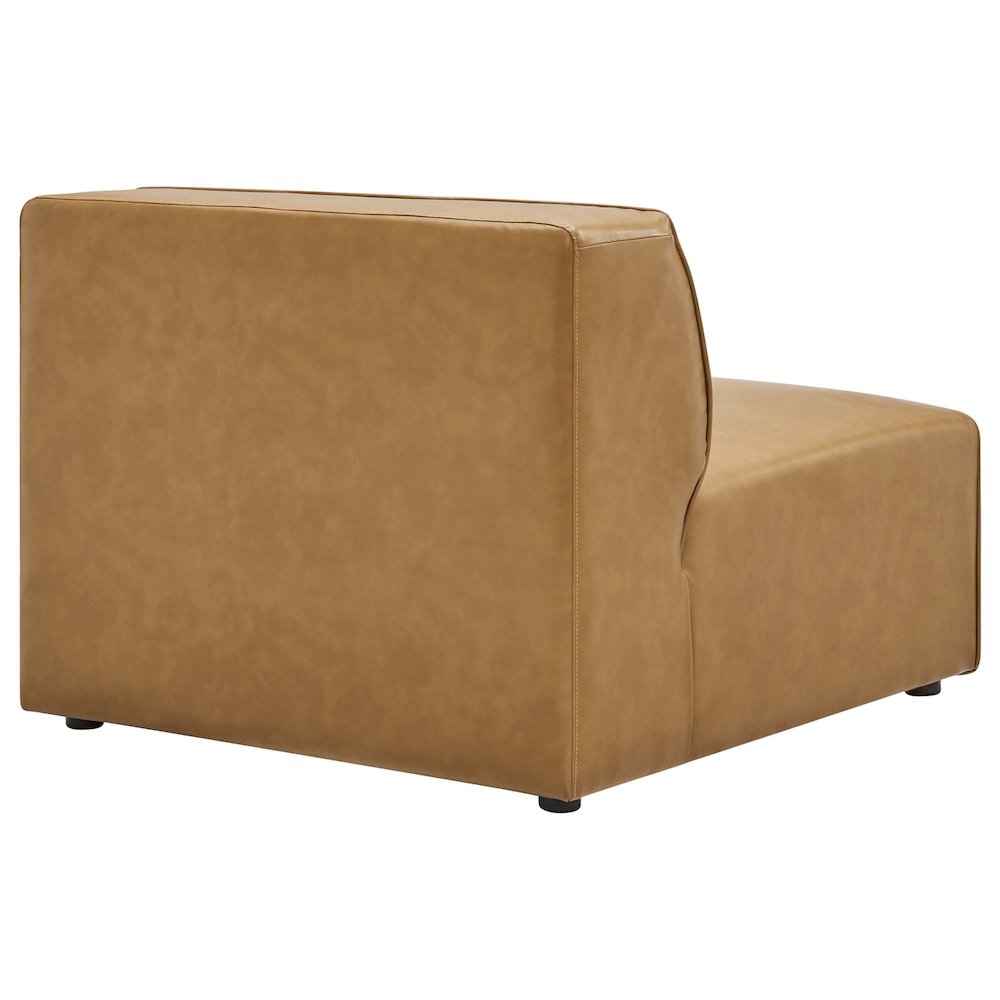 Mingle Vegan Leather Sofa and Ottoman Set. Picture 9