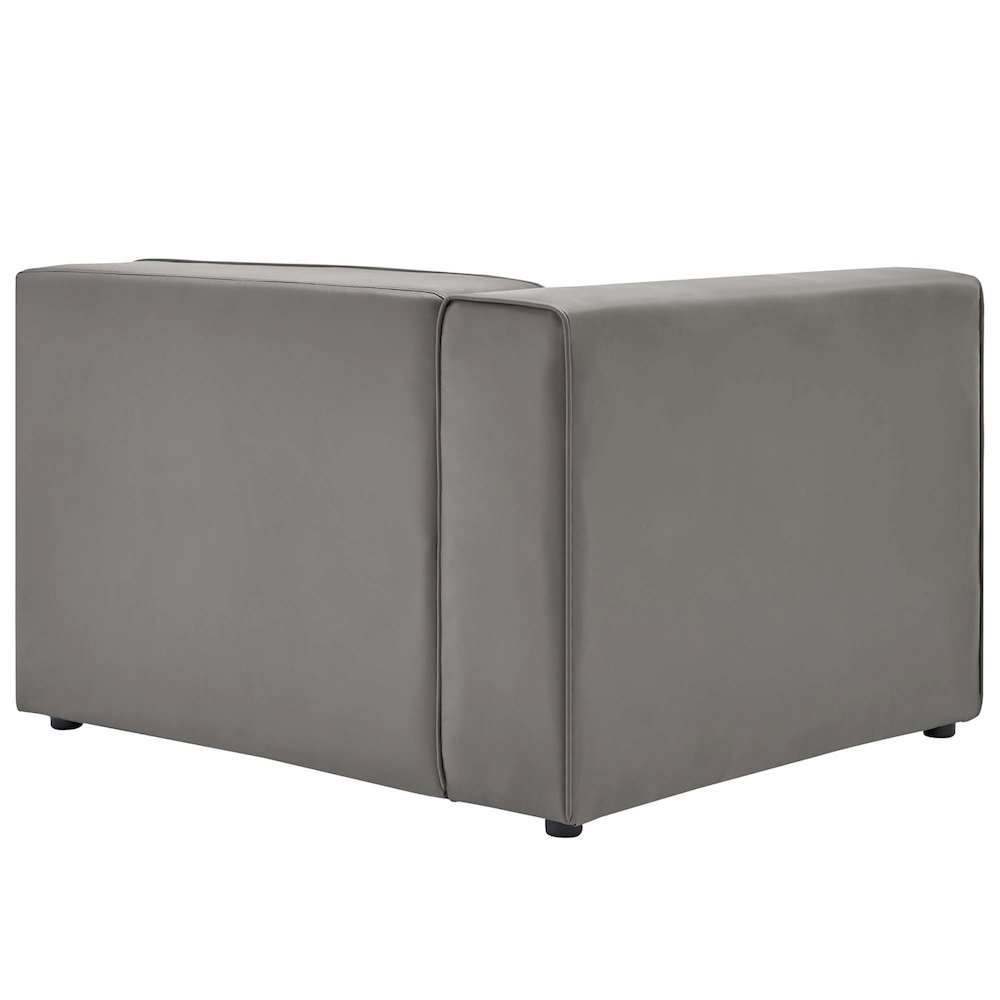Mingle 4-Piece Vegan Leather Sectional Sofa. Picture 5