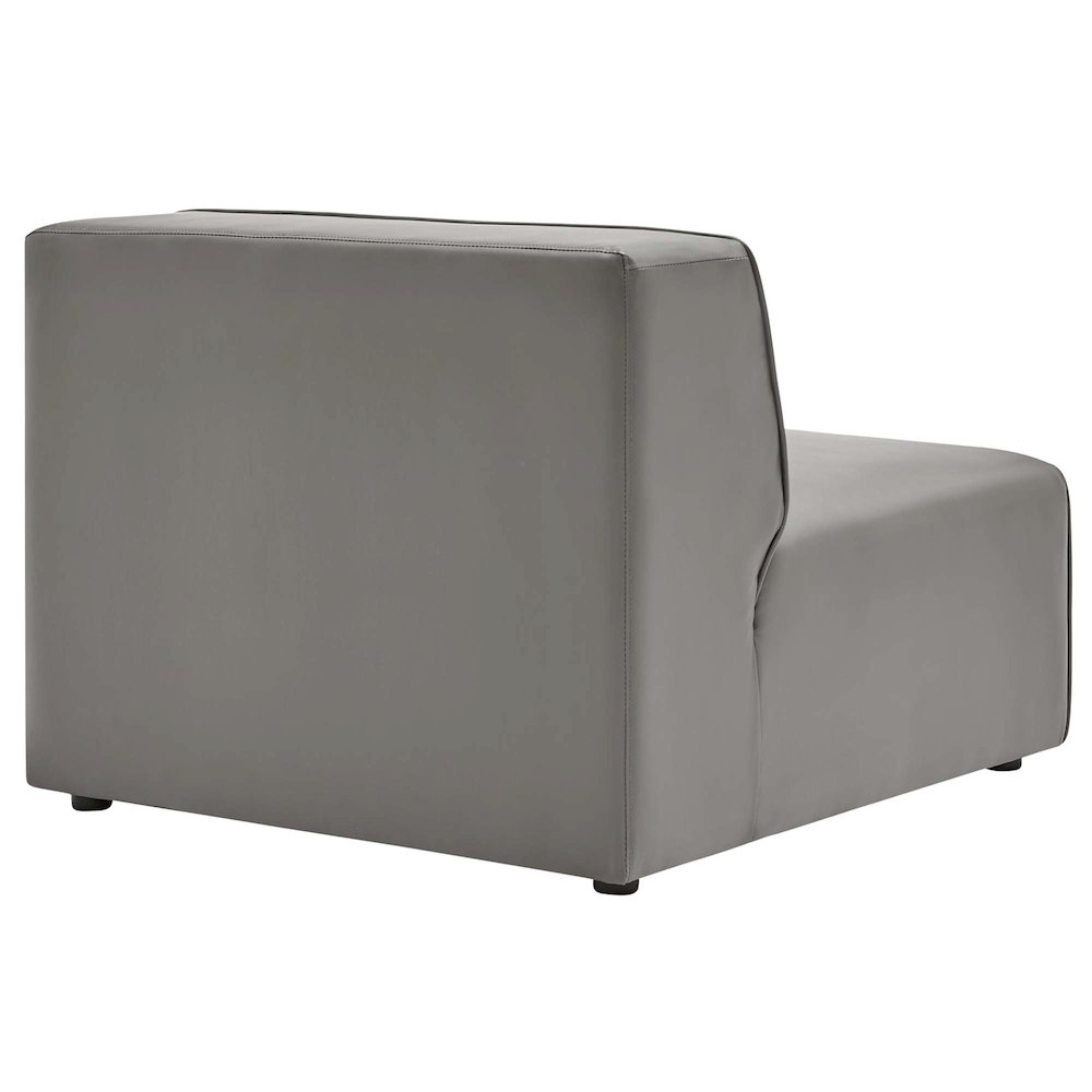Mingle 4-Piece Vegan Leather Sectional Sofa. Picture 9