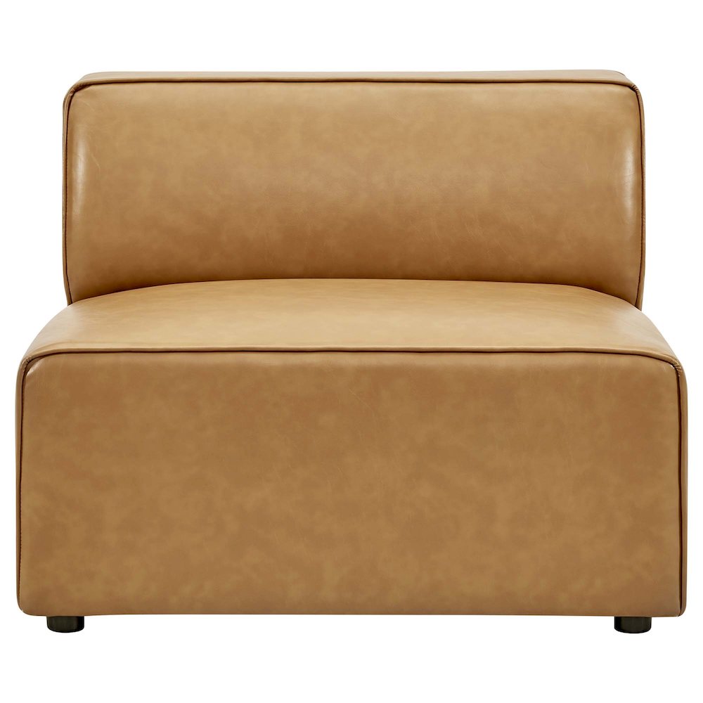 Mingle 8-Piece Vegan Leather Sectional Sofa Set. Picture 10