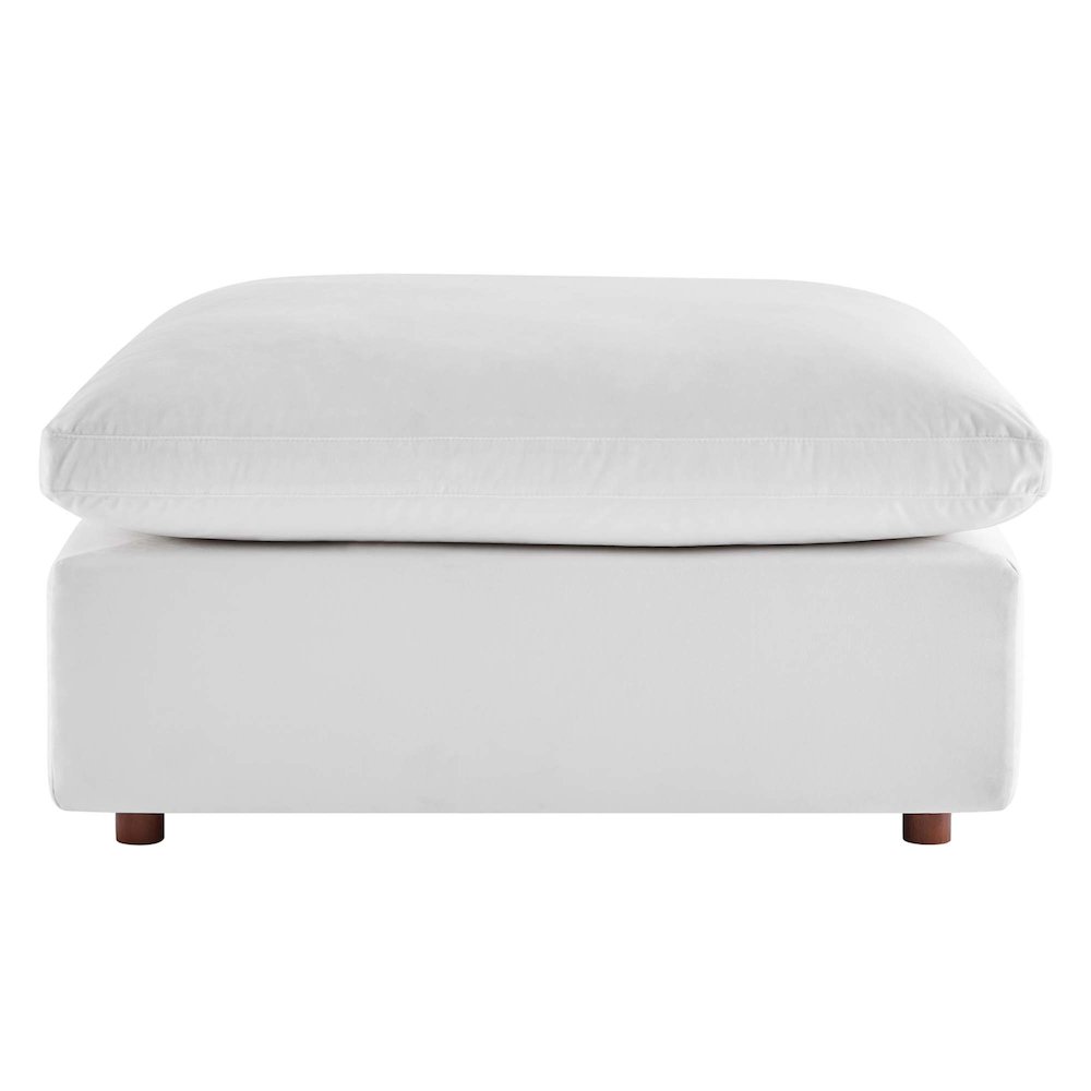 Commix 4-Piece Down Filled Overstuffed Performance Velvet Sectional Sofa. Picture 5