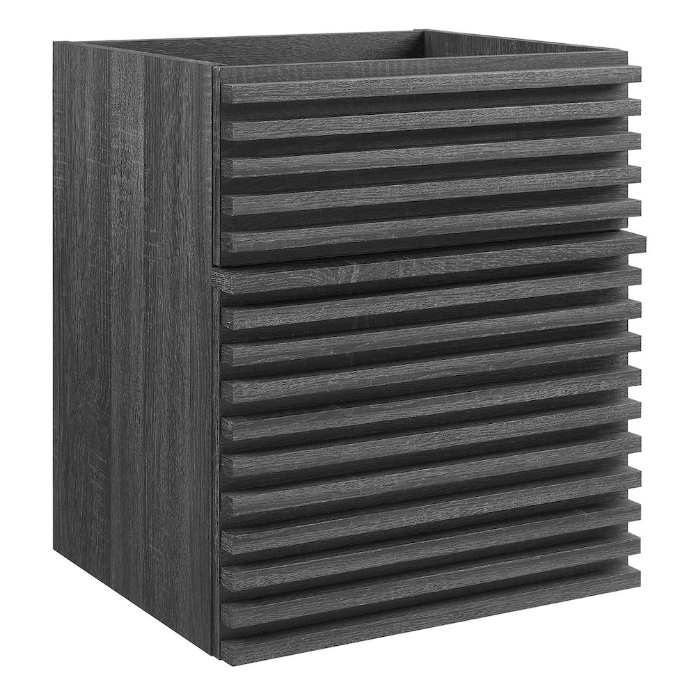 Render 18" Wall-Mount Bathroom Vanity Cabinet (Sink Basin Not Included). Picture 1