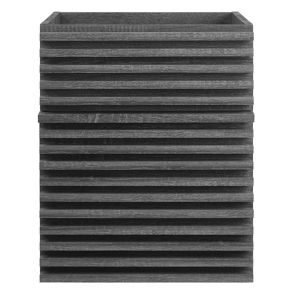 Render 18" Wall-Mount Bathroom Vanity Cabinet (Sink Basin Not Included). Picture 6