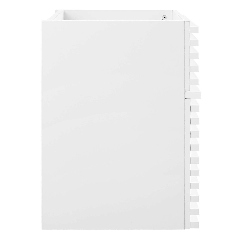 Render 18" Wall-Mount Bathroom Vanity Cabinet (Sink Basin Not Included). Picture 3