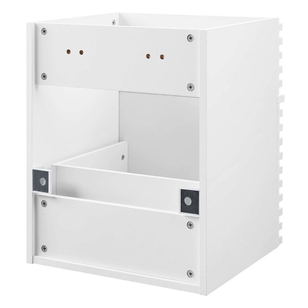 Render 18" Wall-Mount Bathroom Vanity Cabinet (Sink Basin Not Included). Picture 5