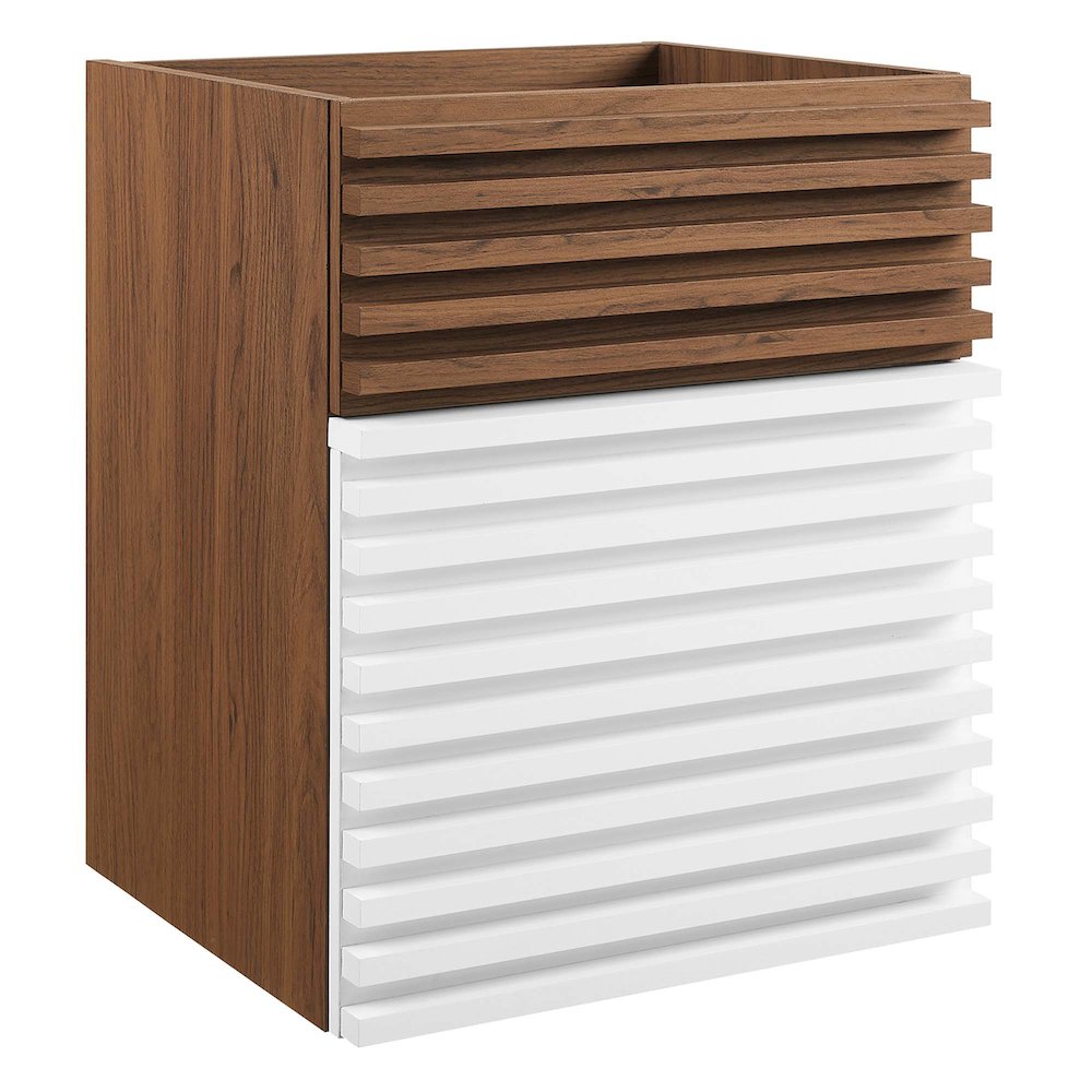 Render 18" Wall-Mount Bathroom Vanity Cabinet (Sink Basin Not Included). Picture 1