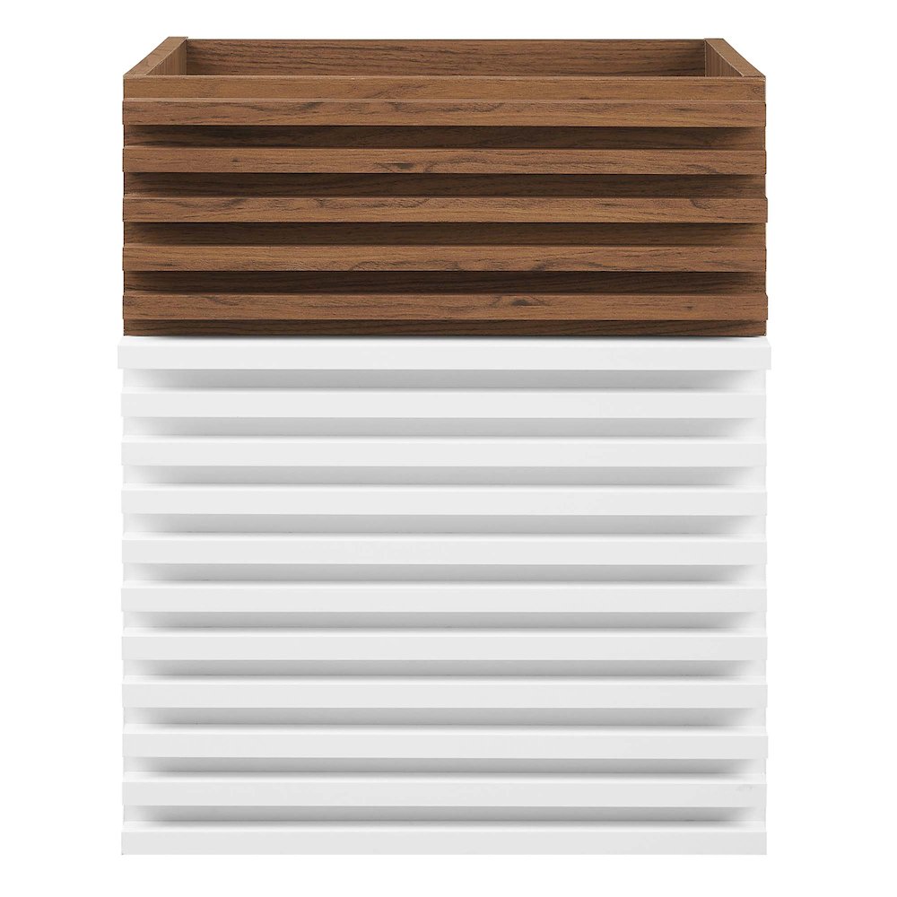 Render 18" Wall-Mount Bathroom Vanity Cabinet (Sink Basin Not Included). Picture 6