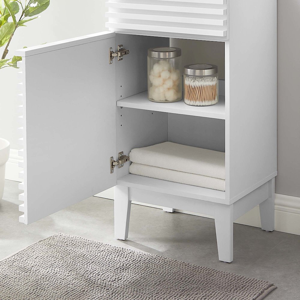 Render 18" Bathroom Vanity Cabinet (Sink Basin Not Included). Picture 8