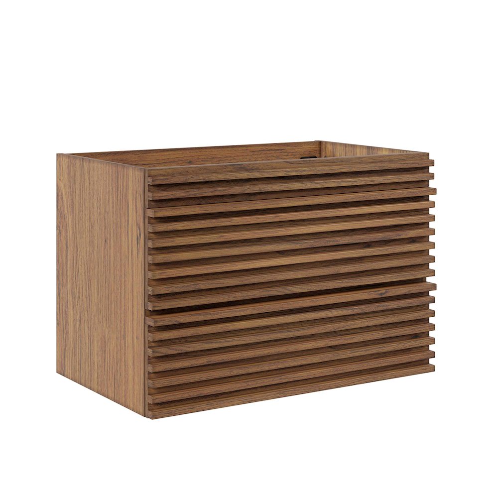 Render 30" Wall-Mount Bathroom Vanity Cabinet (Sink Basin Not Included). Picture 1