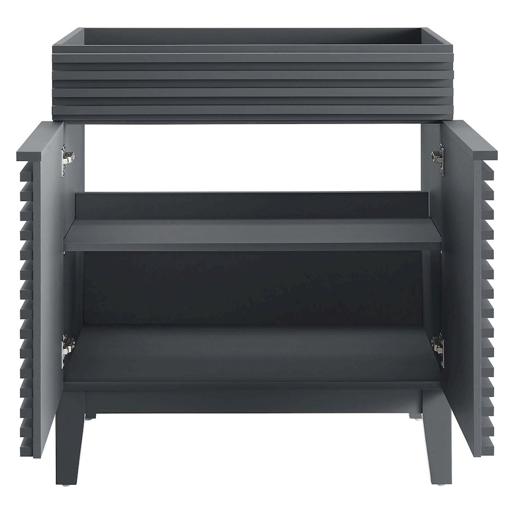 Render 30" Bathroom Vanity Cabinet (Sink Basin Not Included). Picture 6