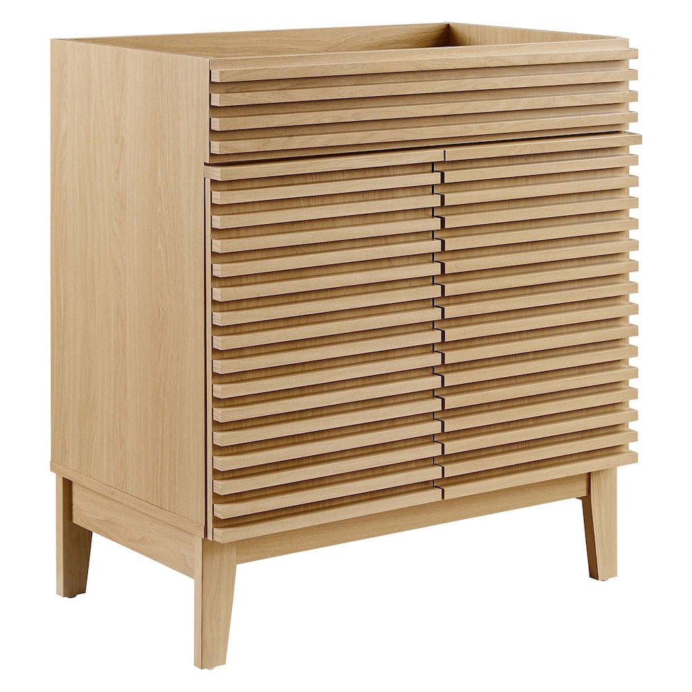 Render 30" Bathroom Vanity Cabinet (Sink Basin Not Included). Picture 1