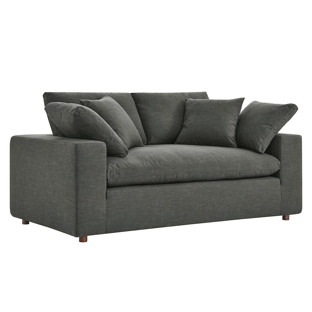 Commix Down Filled Overstuffed Loveseat. Picture 1
