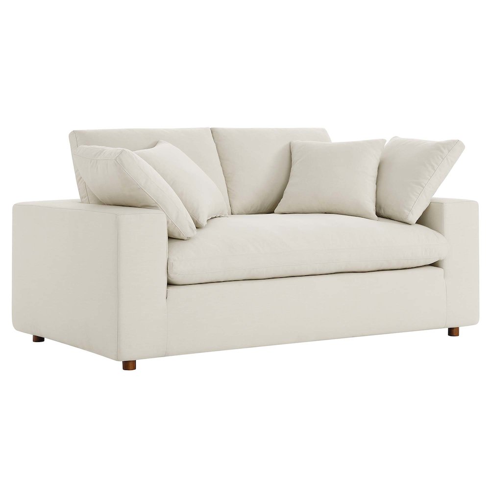 Commix Down Filled Overstuffed Loveseat. Picture 1