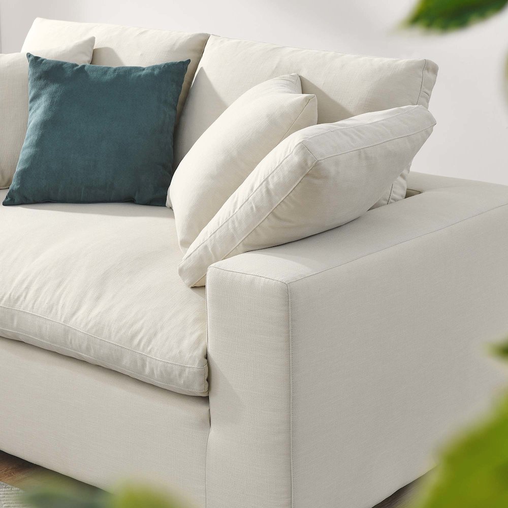 Commix Down Filled Overstuffed Loveseat. Picture 8