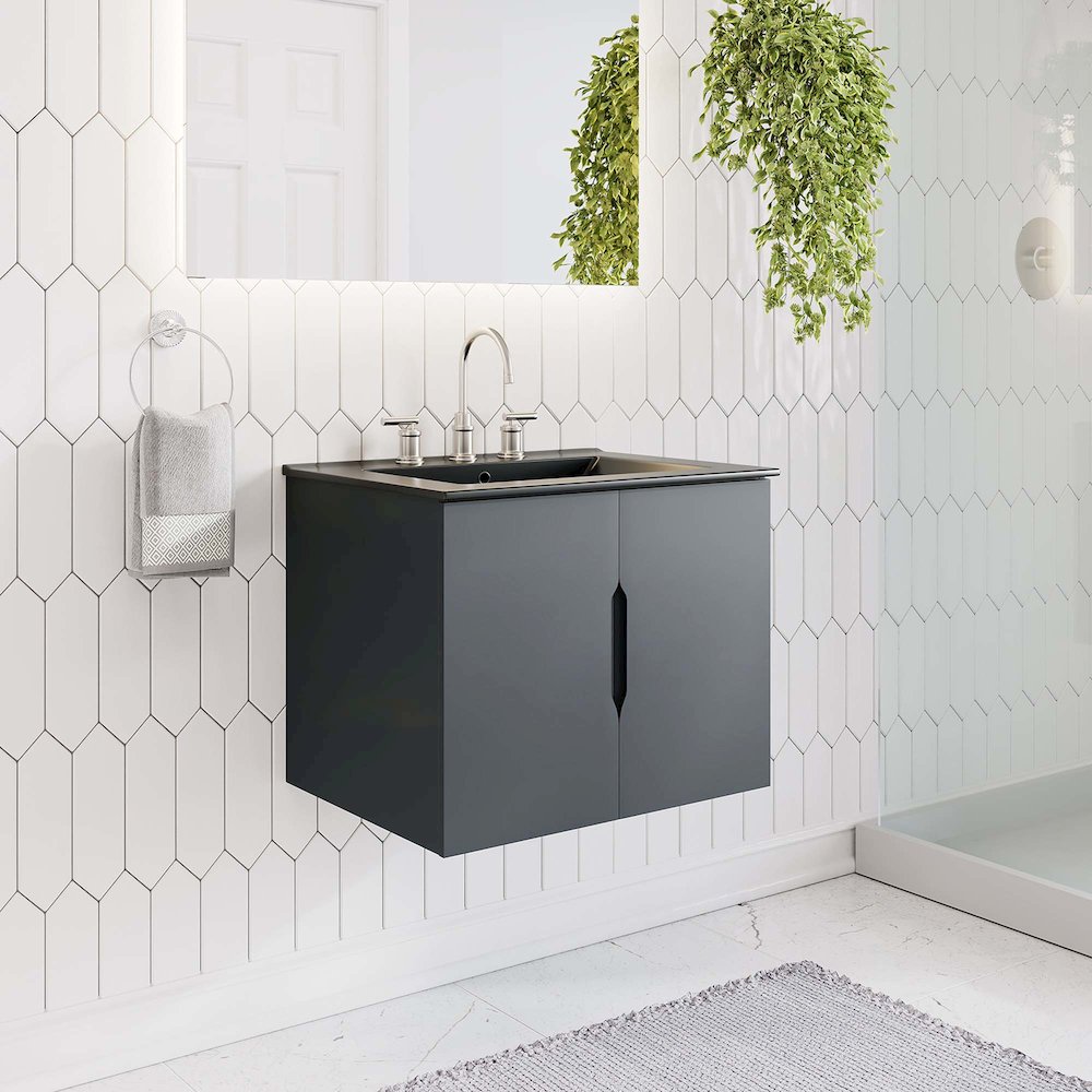 Vitality 24" Bathroom Vanity Cabinet (Sink Basin Not Included). Picture 8
