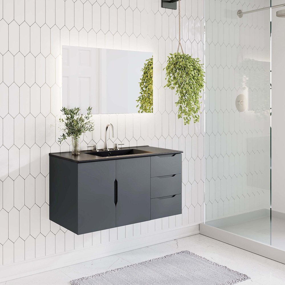 Vitality 36" Bathroom Vanity Cabinet (Sink Basin Not Included). Picture 9